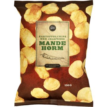 CHIPS GESTUS MANDEHØRM 150 G